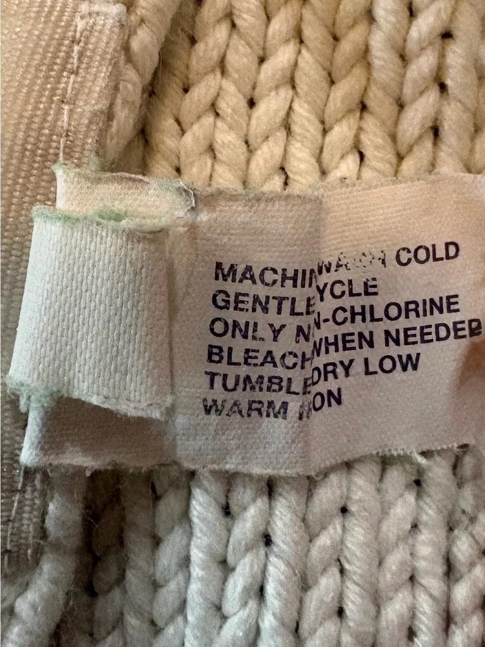 Vintage “Gap Girls” cable knit cardigan. Size medium.